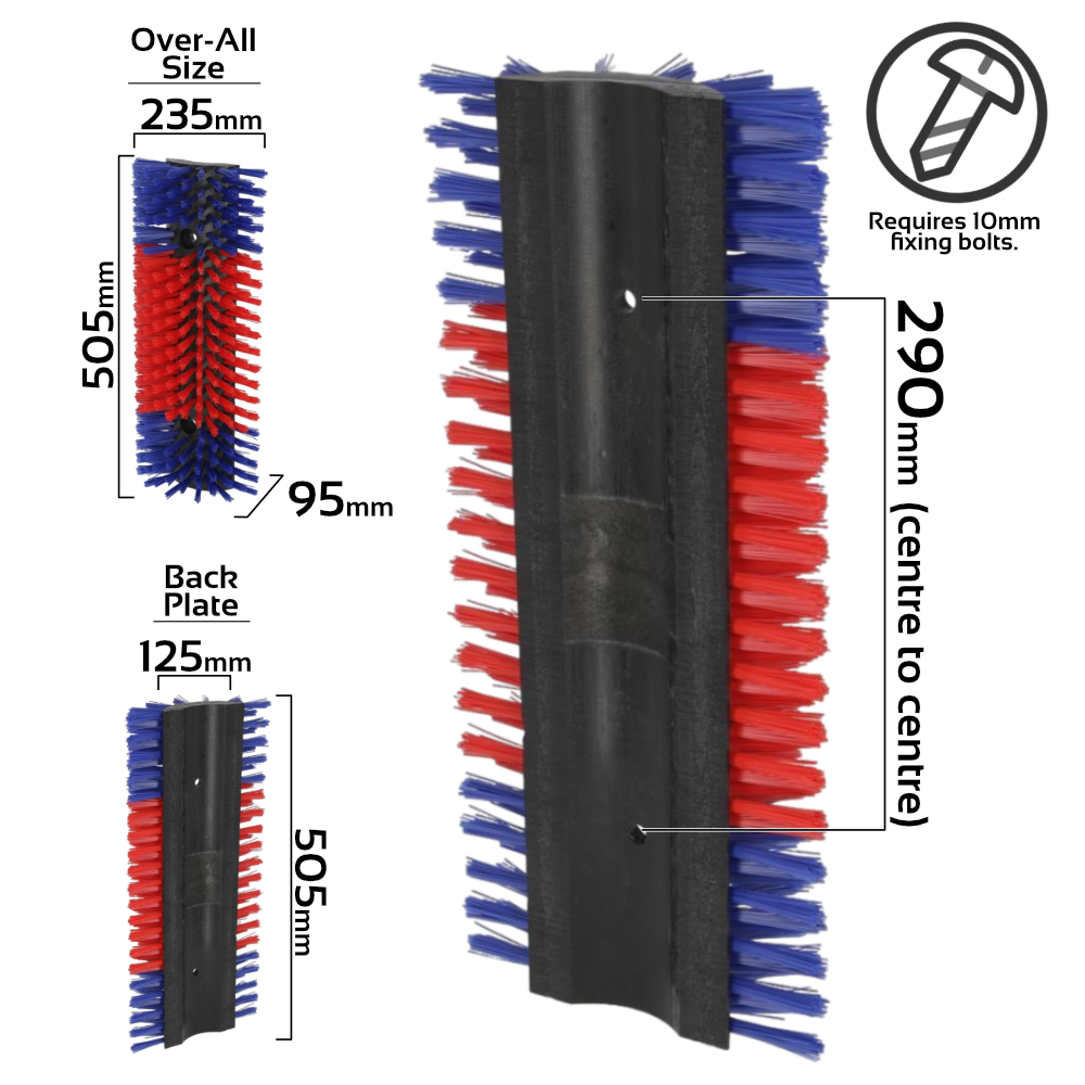 Horse Scratch Brush Cow Scratching Pole Stable Cattle Pony Sheep Goats
