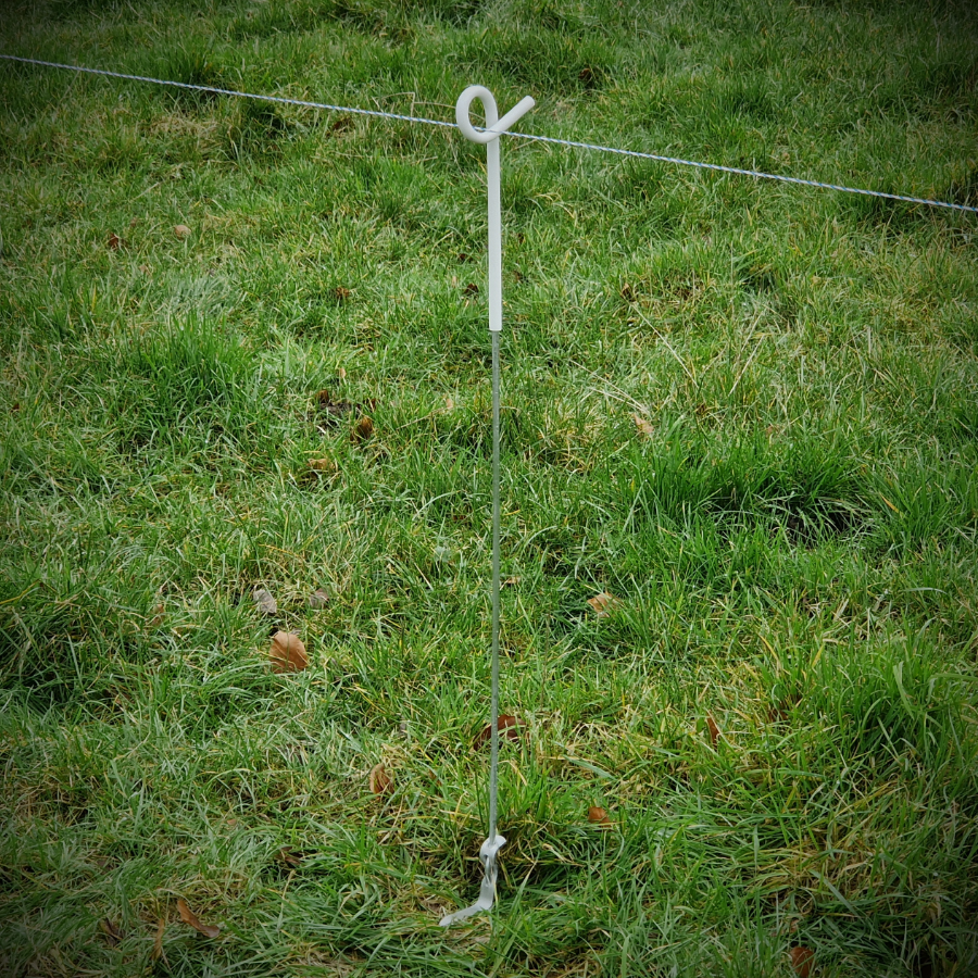 Pigtail Post 105cm Steel Post Heavy Duty 6mm Round Fence Post (10pk.)