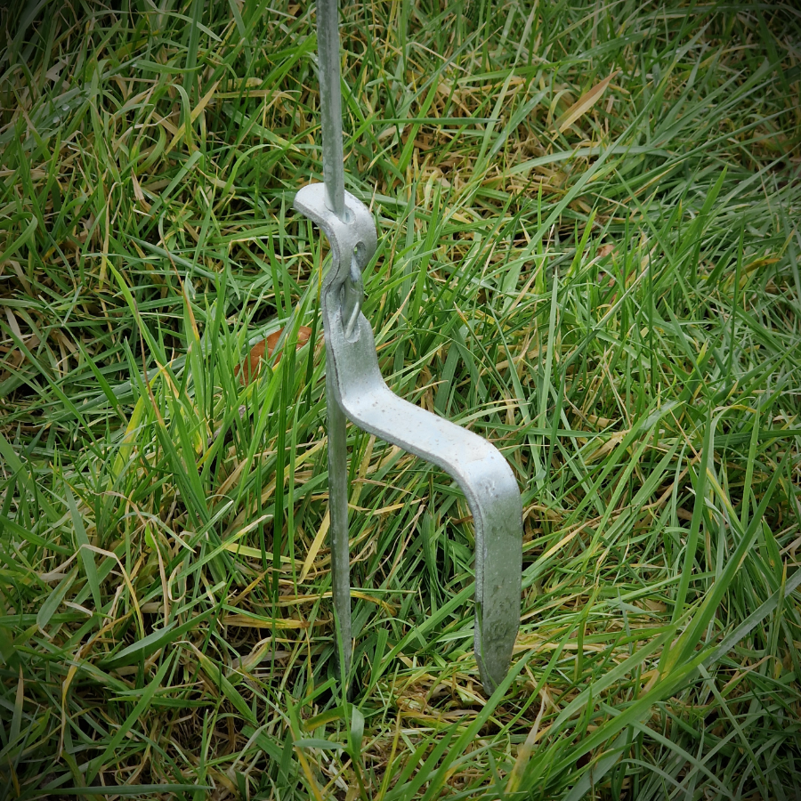 Pigtail Post 105cm Steel Post Heavy Duty 6mm Round Fence Post (10pk.)