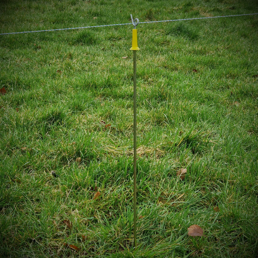 Round Steel Post 106cm Pigtail Post Heavy Duty Electric Fence Post