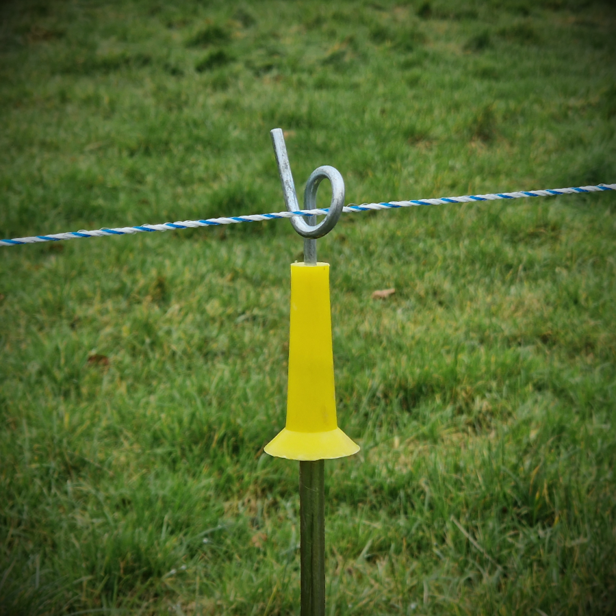 Round Steel Post 106cm Pigtail Post Heavy Duty Electric Fence Post