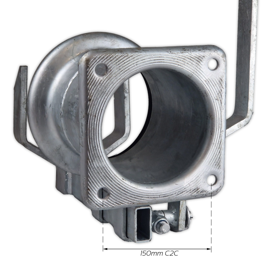 Slurry Tanker 6 Inch Perrot Coupler Pipe Quick Attacher Female 250mm Long Neck