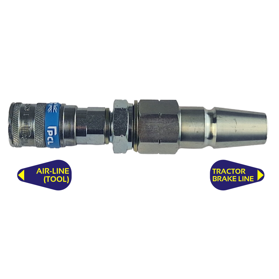 Air Line Convertor Tool Truck/Tractor to 1/4" Air Line Quick Coupling