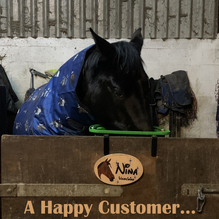 12L Feeding Manger with Gate Hanger Feed Bucket Equine Horse Stable Trough