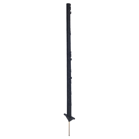 Doblit 105cm HEAVY DUTY Black Poly Post 3ft Electric Fencing Premium Plastic Fence Stake