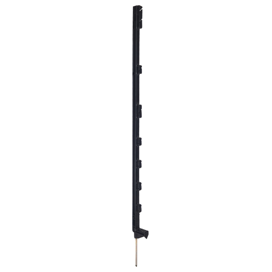Doblit 105cm Black Poly Post 3ft Electric Fencing Plastic Fence Stake
