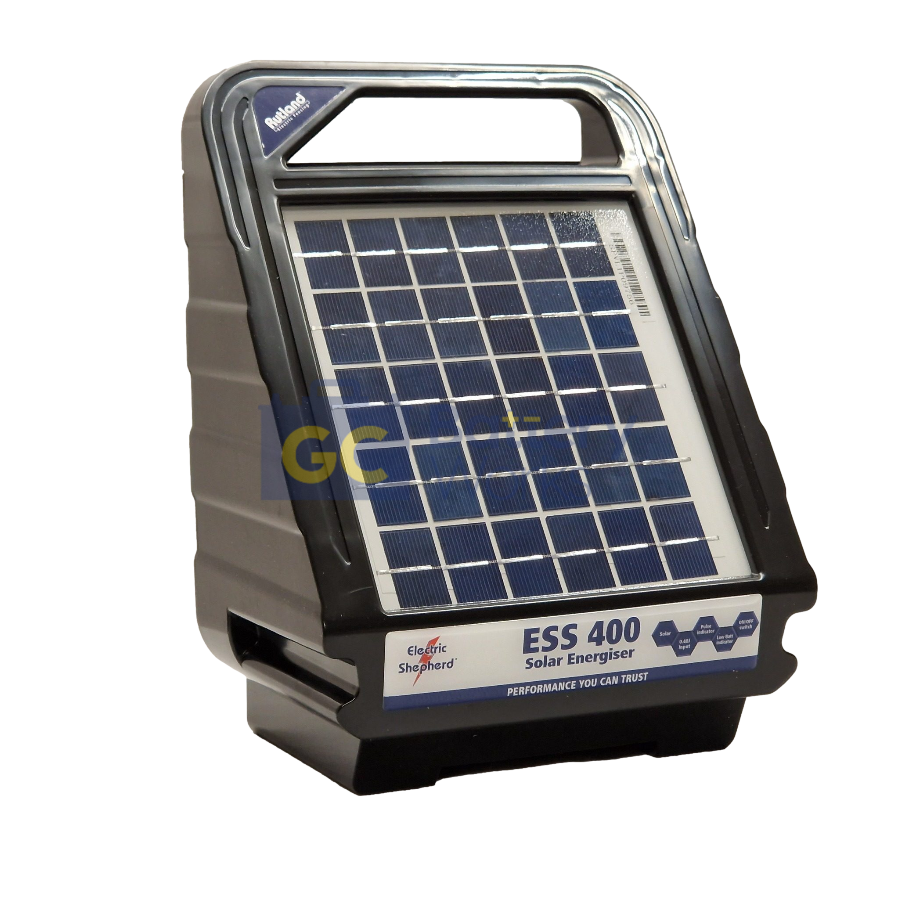 Rutland ESS400 Solar 0.43J 2km Electric Fence Energiser w/ 3w Panel
