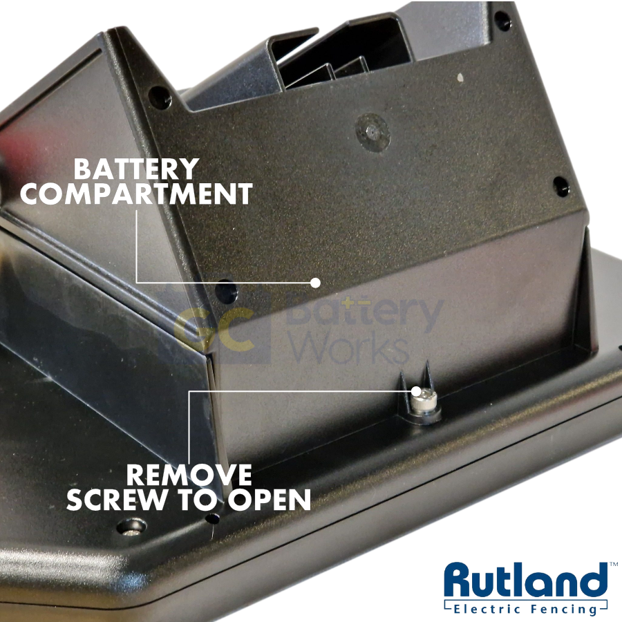 Rutland ESS650 Solar 0.63J 10km Electric Fence Energiser w/ 5W Panel