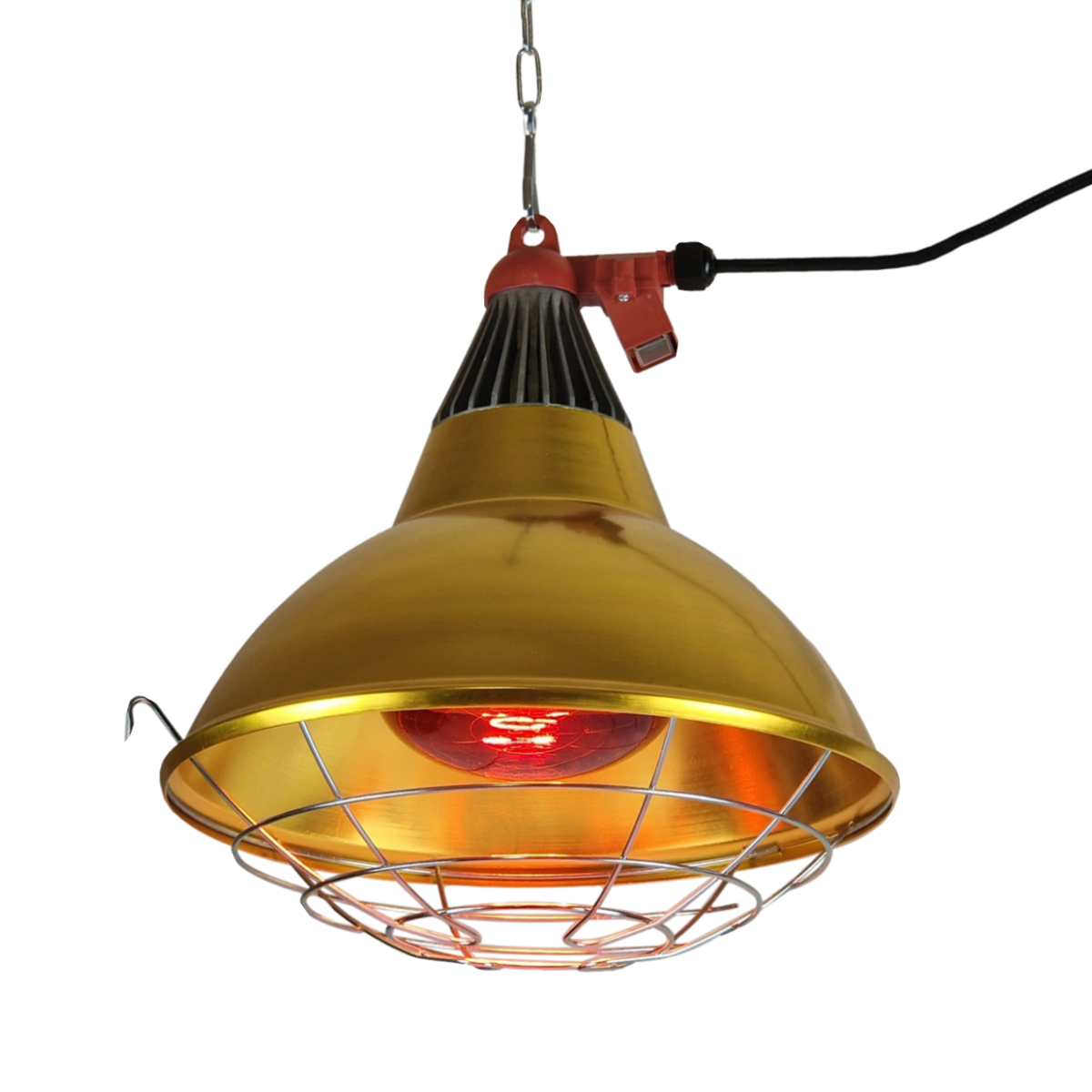 Infrared Heat Lamp Heater with High / Low Switch- FREE 250w Ruby Heat Bulb