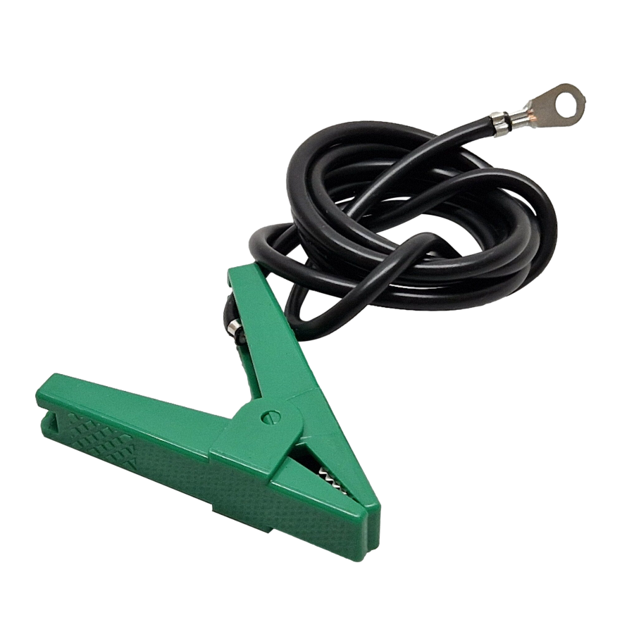 Hotline Live & Earth Connection Leads Heavy Duty 120cm w/ Crocodile Clip