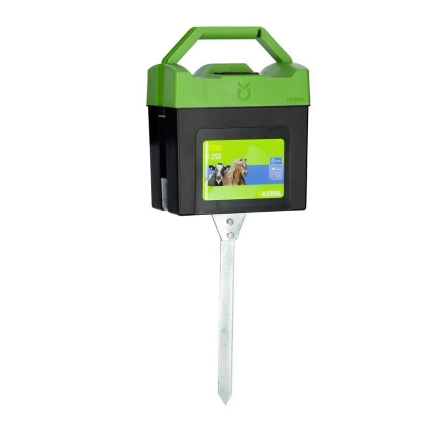 Kerbl Titan B250 9V Electric Fence Battery Energiser