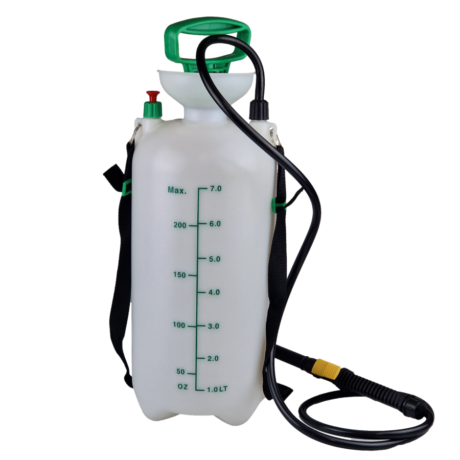 7L Car Wash Pump Action Sprayer Vehicle Detergent Applicator with Nylon Brush