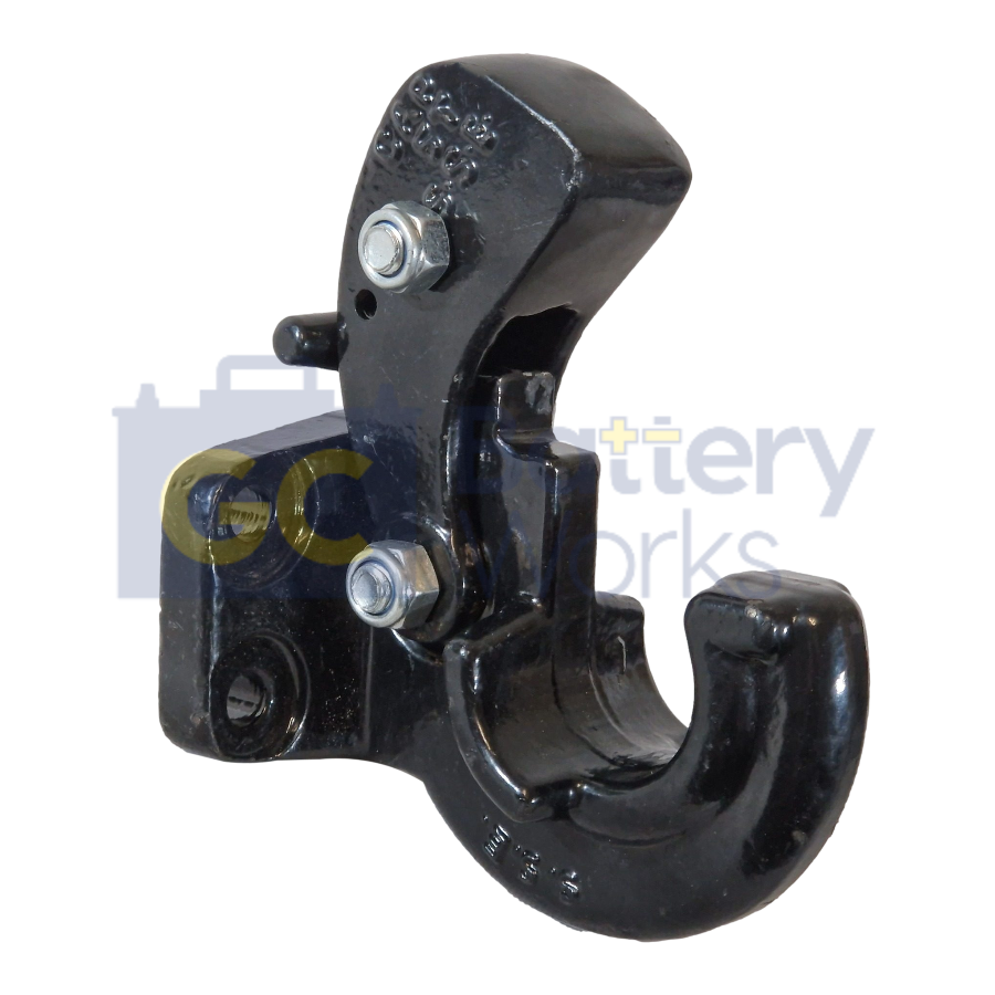 NATO Pintle Hook Tow Hitch Heavy Duty Trailer Mount For Lunette Ring - 5000kg