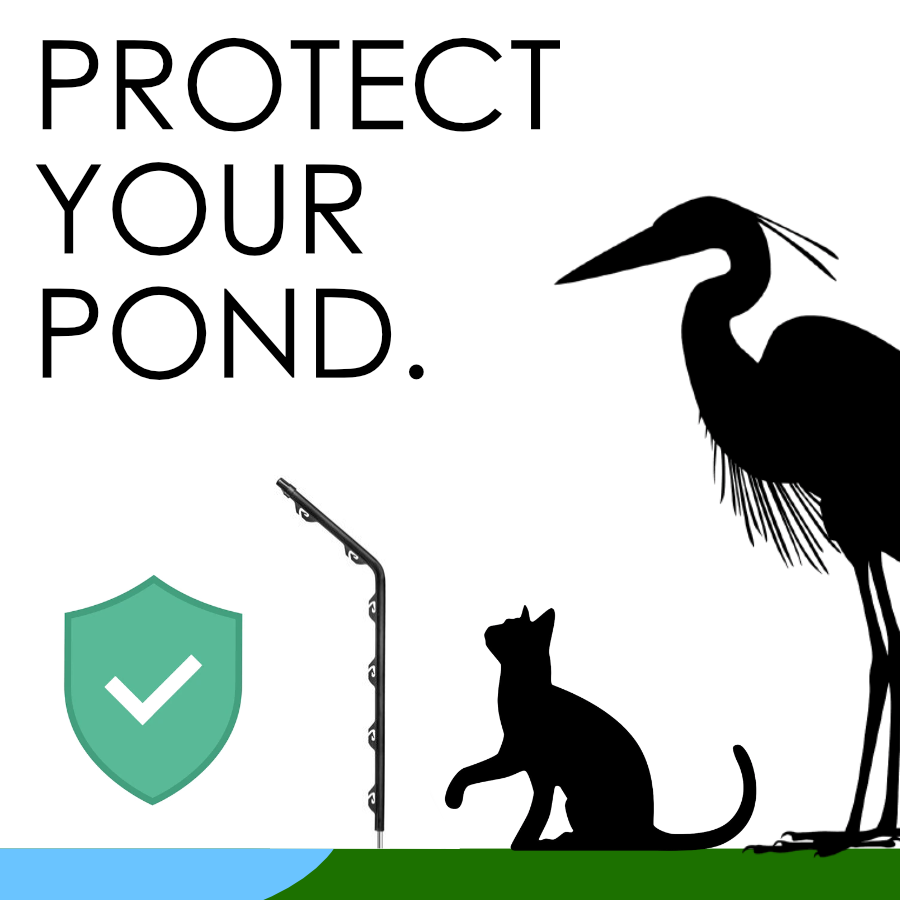 Gallagher Pond Post Curved Electric Garden Fence Herron Deterrent 51cm (Pack of 5)