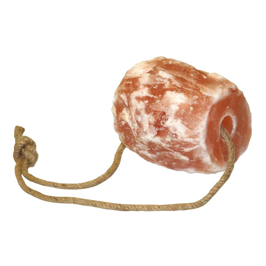 Mineral Salt Rock ~2.5kg Cow Lick Natural Himalayan Stone with Rope