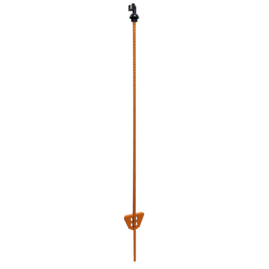 Oval Spring Steel Post 105cm Pigtail Post Heavy Duty Electric Fence Post