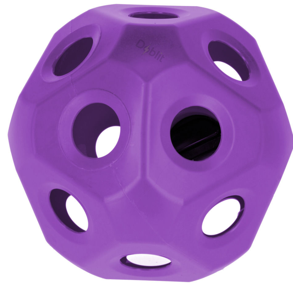 Hay Ball Feeder Horse Play & Treat Feeding 40cm Diameter Ball, 19 x 6cm Openings