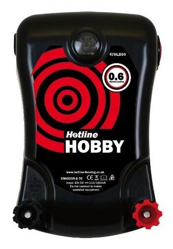 Hotline Super Hobby HLB50 0.6J 6km 12v Fence Energiser