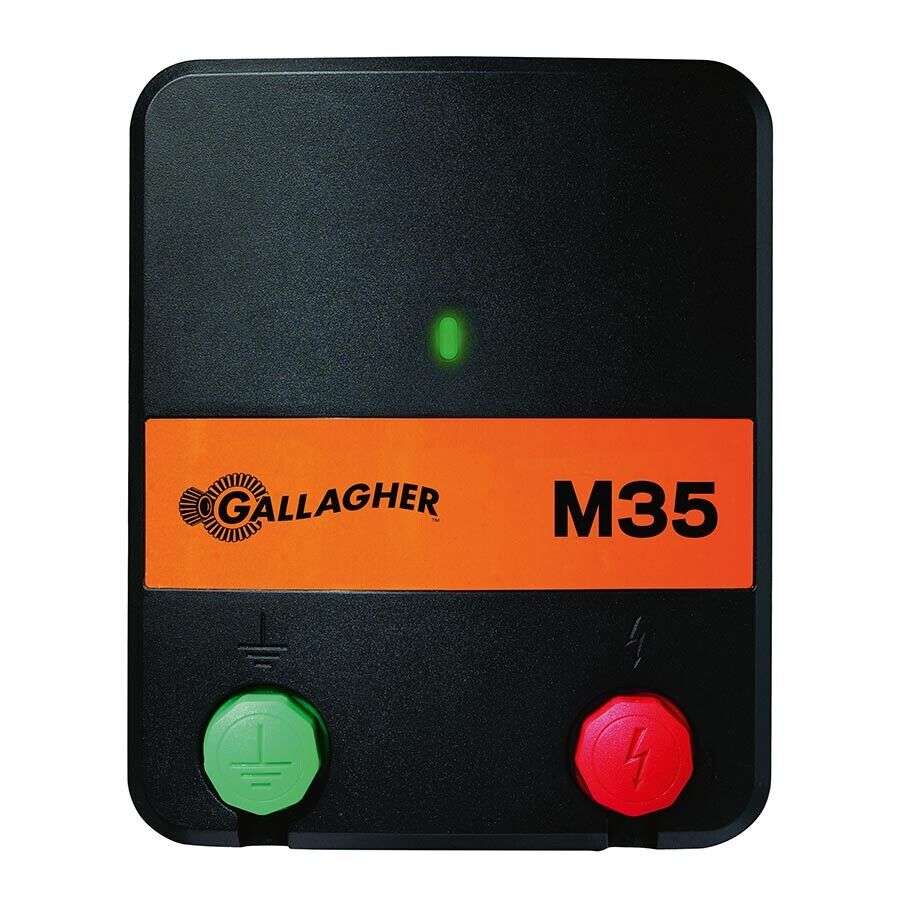 Gallagher M35 230V 0.35J 2km Mains Powered Electric Fence Energiser