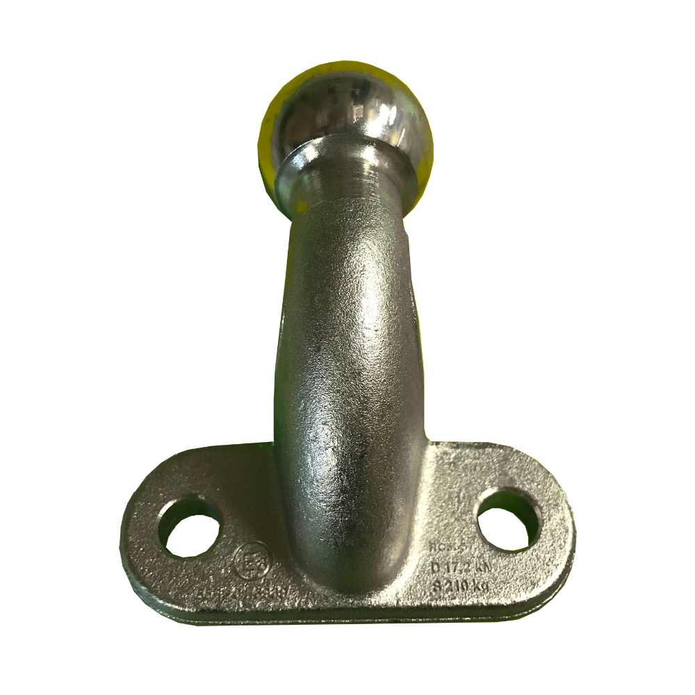 Tow Ball 50mm Flange Hitch and Bracket with Long Neck 3500kg - Road Legal