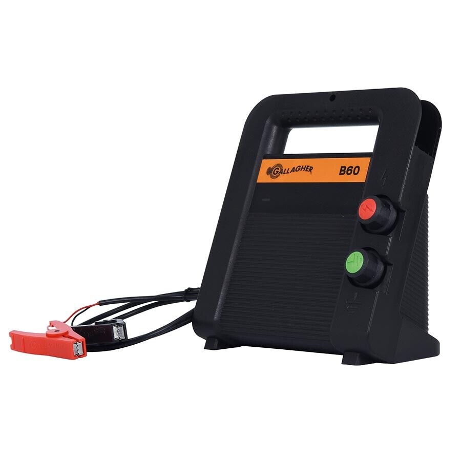 Gallagher B60 12v 0.6J 6km Electric Fence Energiser 3 Year Warranty