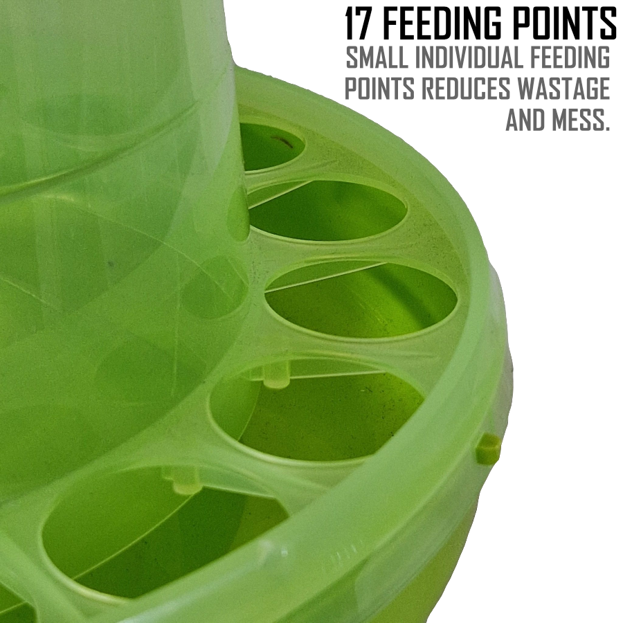 Chicken Feeder Poultry Feed Dispenser 4.8L Hangable