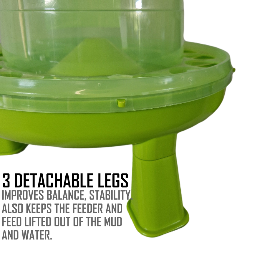 Chicken Feeder Poultry Feed Dispenser 4.8L Hangable