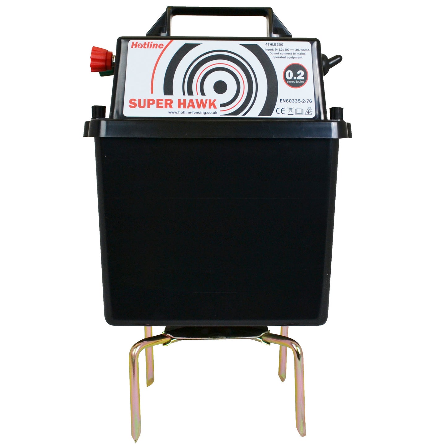 Hotline Super Hawk HLB300 0.2J 1.5km 12v & 9v Fence Energiser