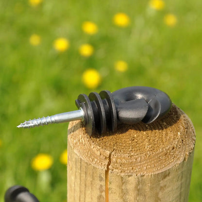Gallagher Screw-in insulator, BS wood (small, pack of 25)