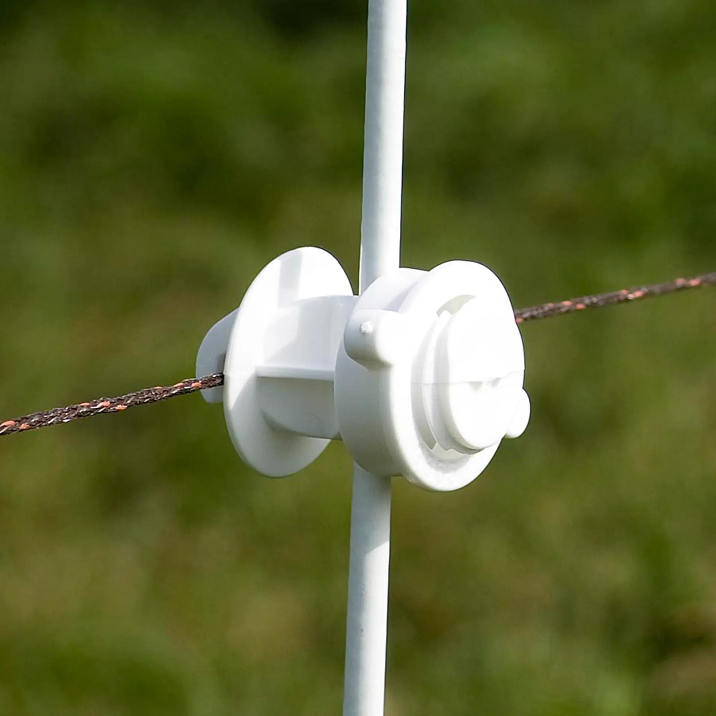 Gallagher Screw insulator (screw-on rod insulator) (white, posts ø 6-14mm, pack of 10)