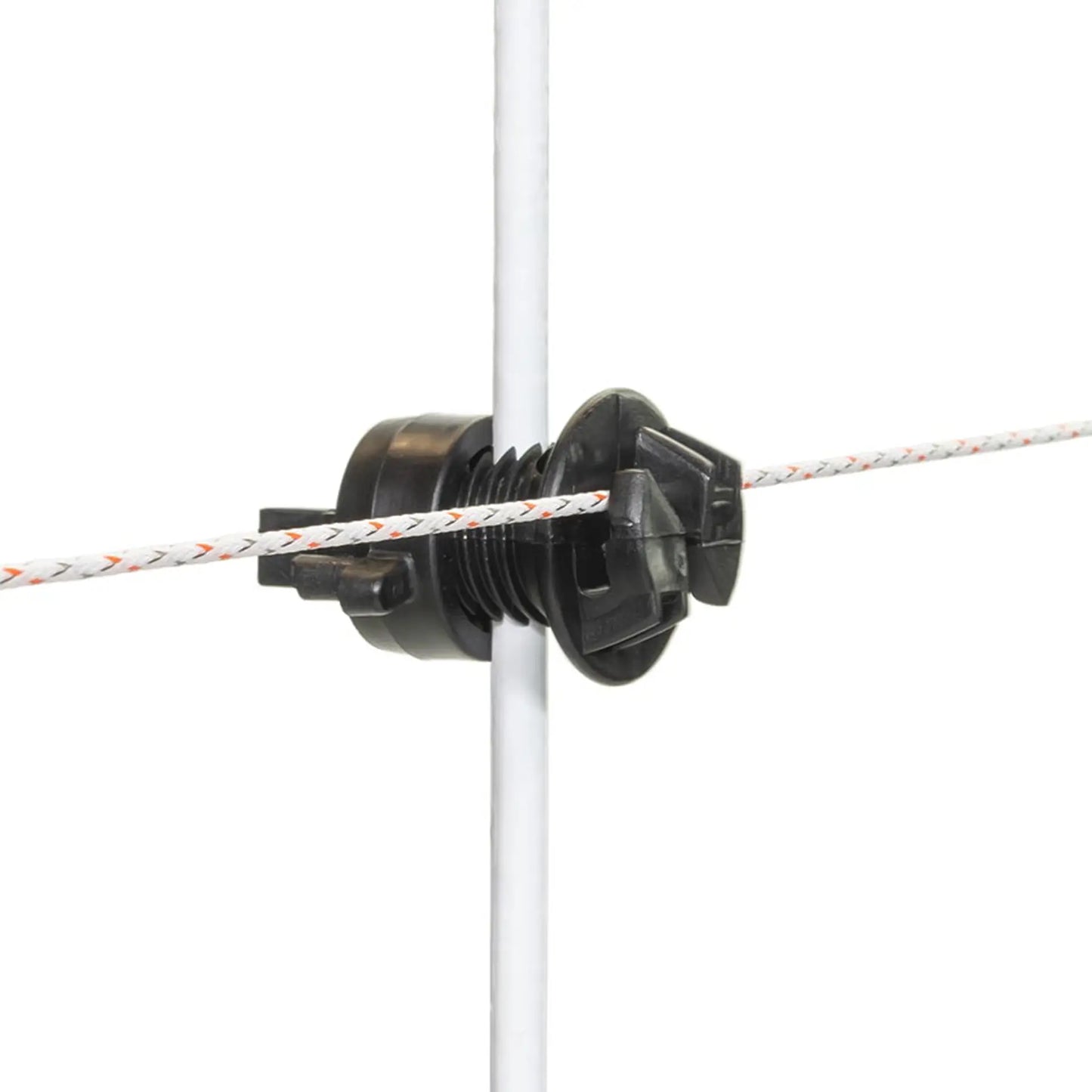 Gallagher Screw insulator (screw-on rod insulator) (black, posts ø 4-10mm, pack of 20)