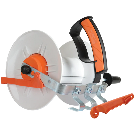 Gallagher Premium Large Geared Reel 1200m Electric Fence Heavy Duty Fencing Wire Winder