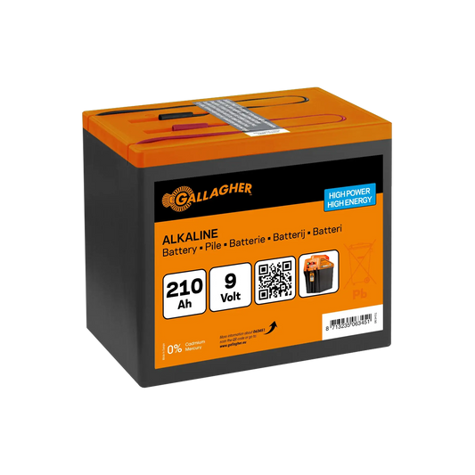 Gallagher Powerpack battery (9V, 210Ah)
