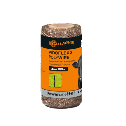 Gallagher Vidoflex 3 Powerline (terra, 100 metres)