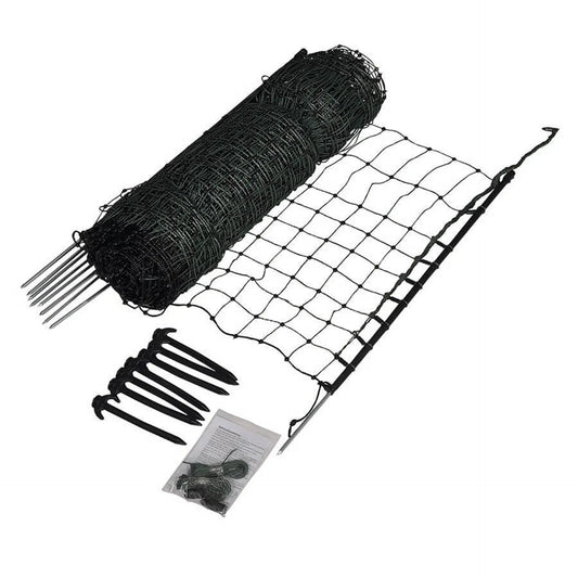 Gallagher Rabbit-/hobby net, green, single pin, 65cm, 25m