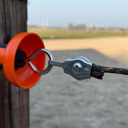 Gallagher Rope clip with wing nut (4)