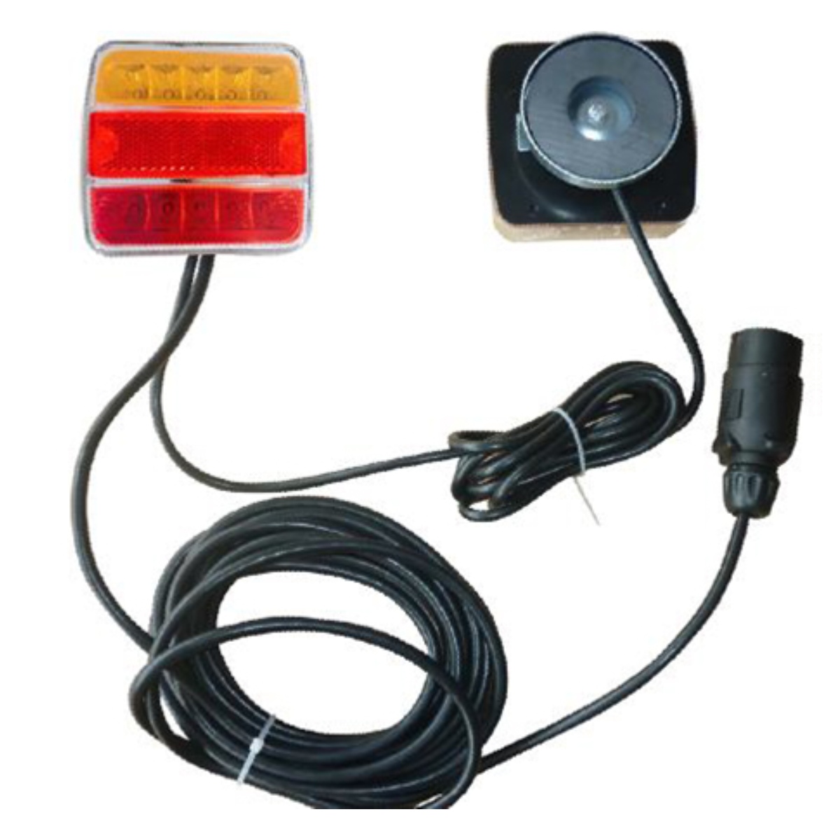 LED Magnetic Trailer Lights 12V 3 Function Rear Combination Lamp Set