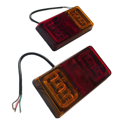 Lamp Rear Combination Light LED 12/24V 4 Function (Pair)
