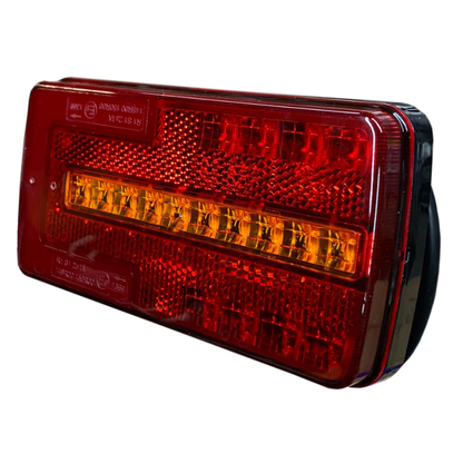 Lamp Rear Combination Light LED 12/24V 3 Function w/ Dynamic Indicator (Left/Right Hand Reversible)