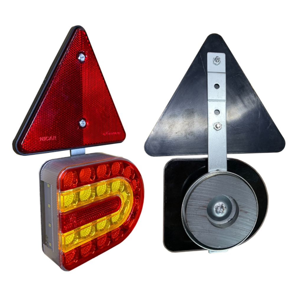 Magnetic LED Combination Light LED Lamp 12/24V 5 Function inc. Licence Plate Illumination