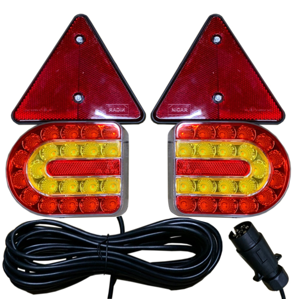 Magnetic LED Combination Light LED Lamp 12/24V 5 Function inc. Licence Plate Illumination