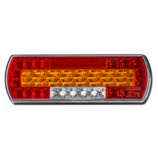 Lamp Rear Combination Light LED 12V 7 Function inc. Reverse & Fog (Left Hand)