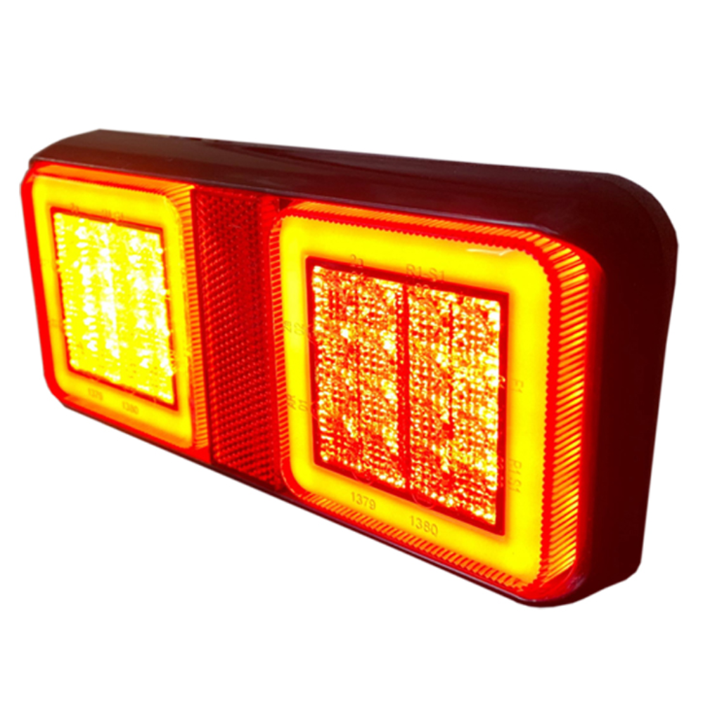 Lamp Rear Combination Light Neon Style LED 10-30V 4 Function (Left/Right Hand Reversible)