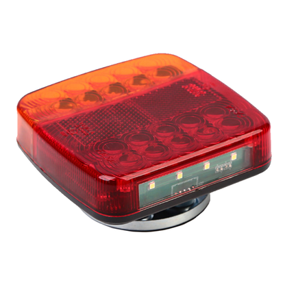 Wireless LED Magnetic Trailer Lights 12/24V 4 Function Rear Combination Lamp Set