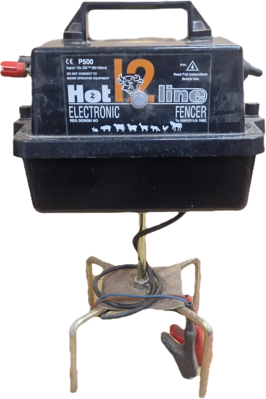 Hotline P500 Battery Electric Fence Energiser 12V 1.7J   (Old Model Falcon)