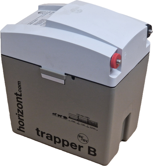 Horizont trapper B12 battery Electric Fence Energiser 9V 0.14J (Supplied with 9v 90Ah Battery)