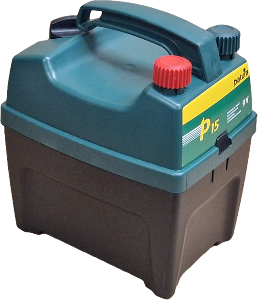 Patura P15 Battery Electric Fence Energiser 9V 0.17J (Supplied with 9v 90Ah Battery)