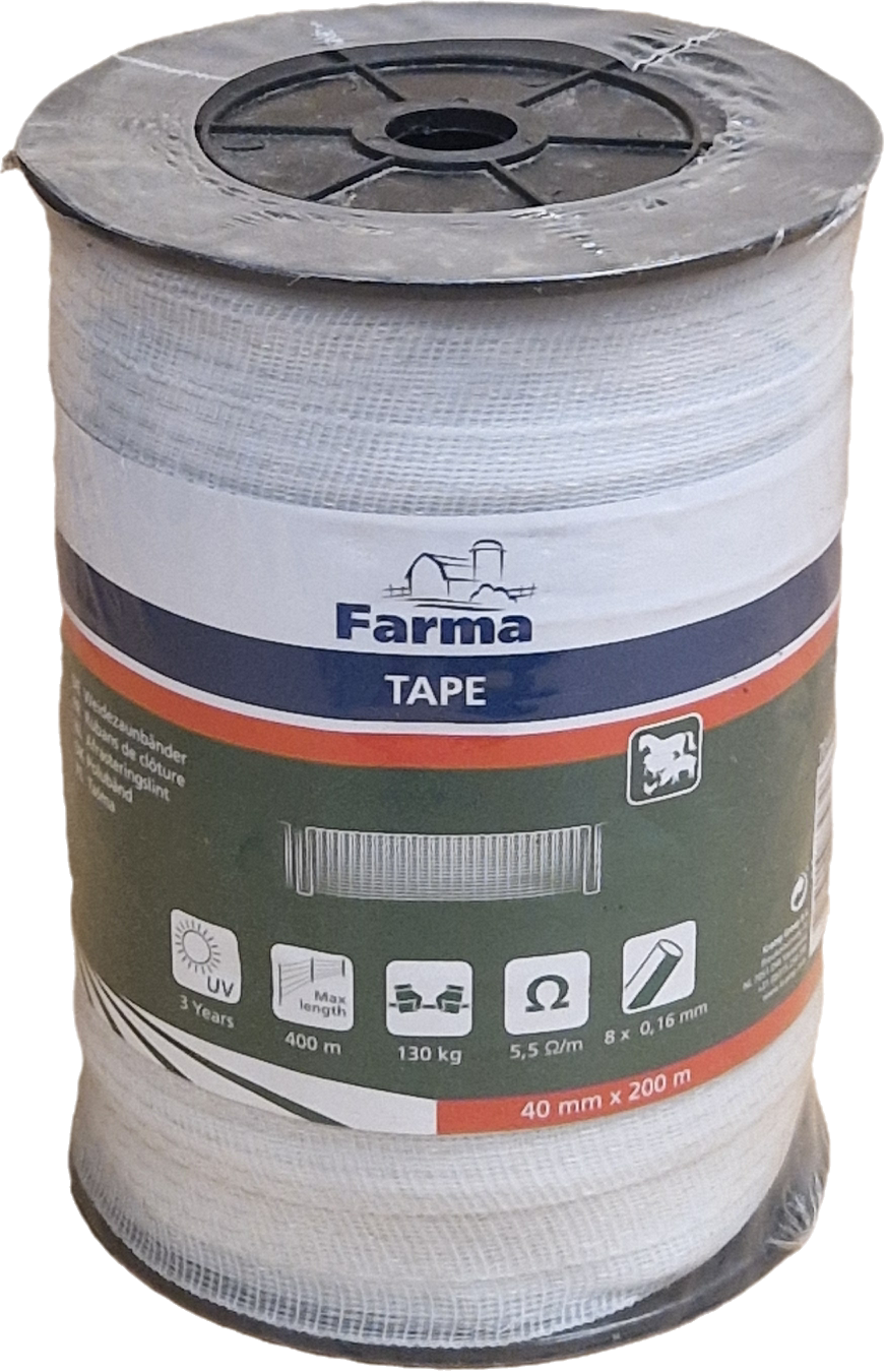 Farma Tape 40mm x 200m 8x0.16mm