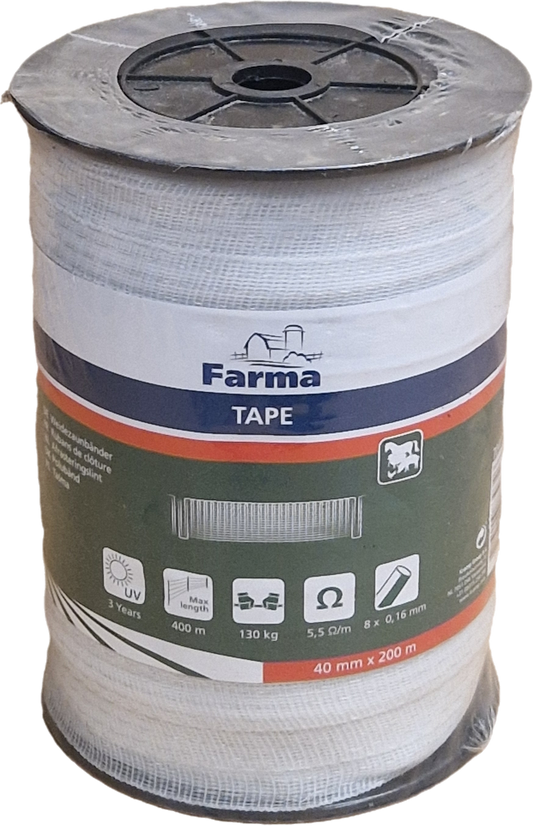 Farma Tape 40mm x 200m 8x0.16mm