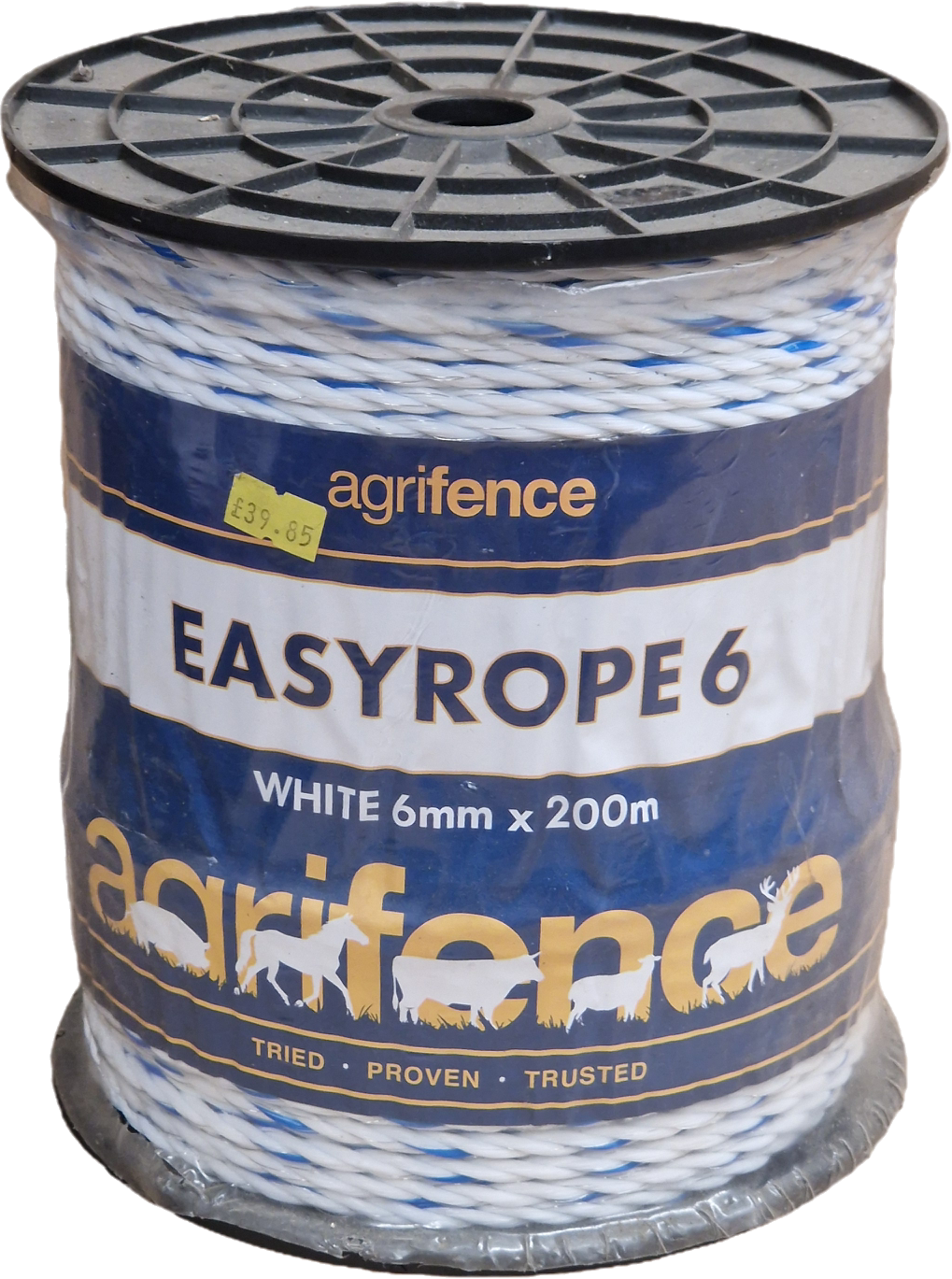 Agrifence EASYROPE 6 – 6mm White Paddock Rope 200m 6x0.2mm